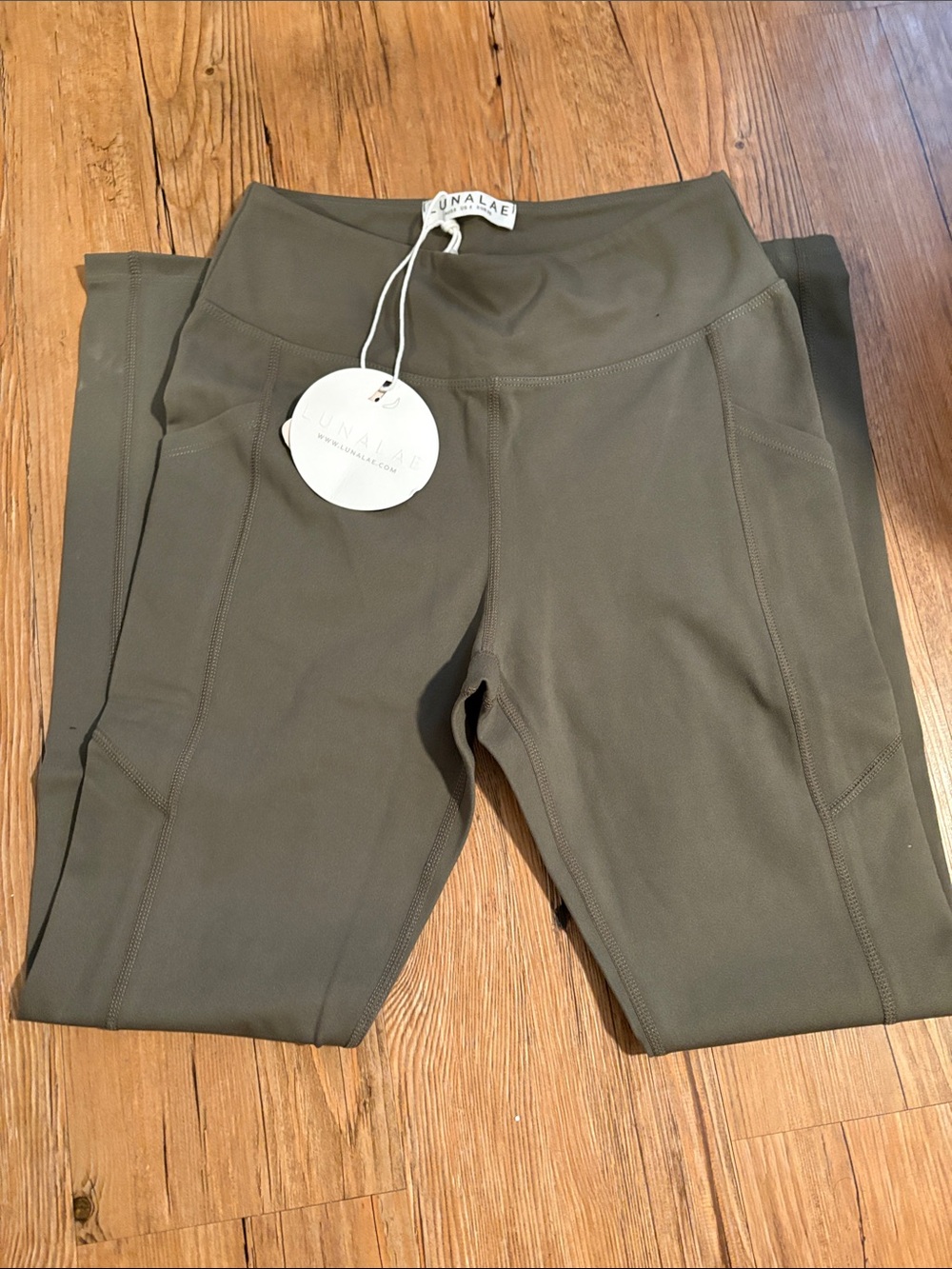 Lunalae Olive Green Active Leggings